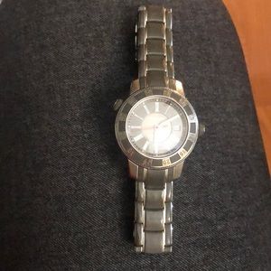 Men’s Tiffany & Co. Stainless steel T-57 watch.